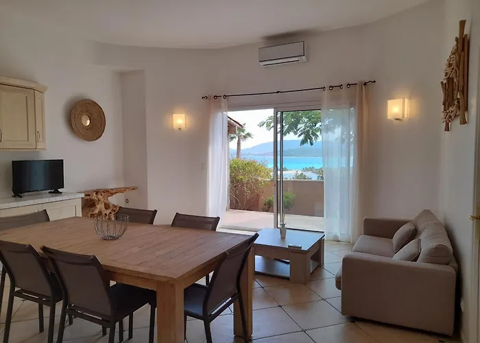 Eden Blue Avec Vue Imprenable Sur La Baie De Saint-cyprien Apartamento Zonza
